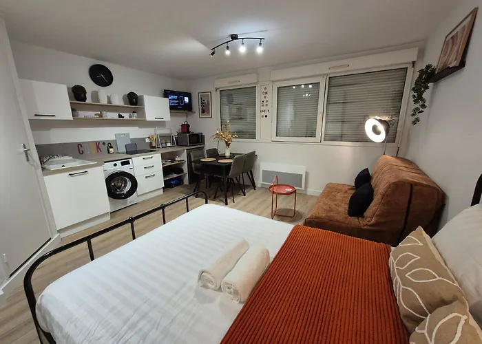 Quai 86 - Gare, Parking Privatif, Netflix, Fibre Appartement *